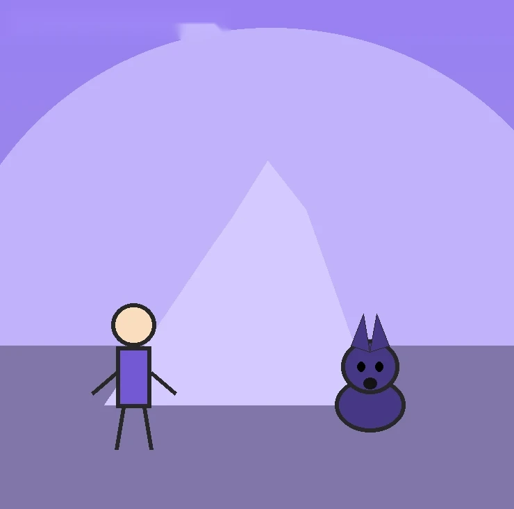 Illustration of “The Luminous Path” in Cartoon style