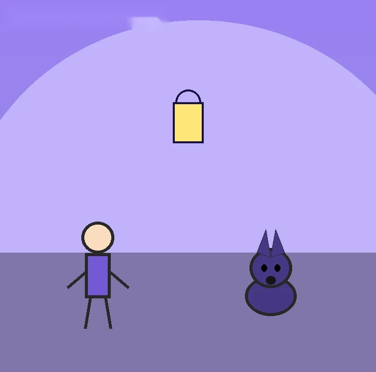 Illustration of “The Star Lantern” in Cartoon style